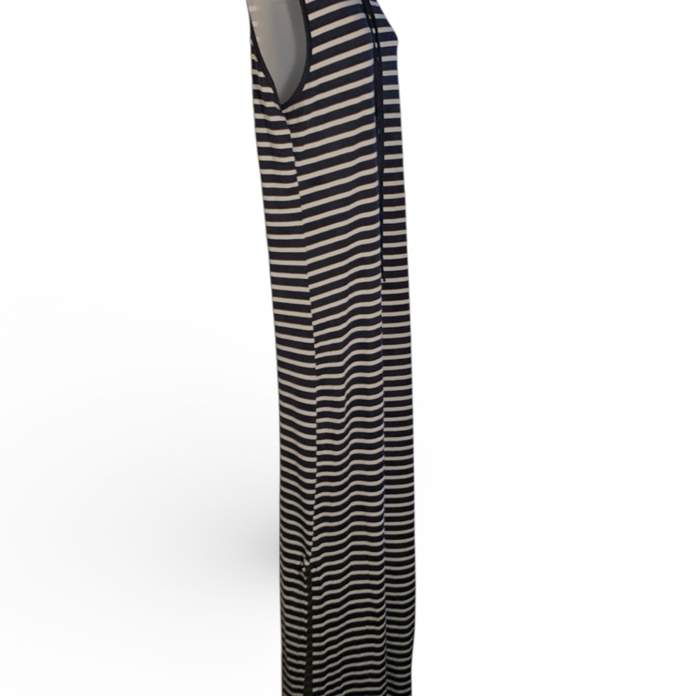 Exist Black and White Striped Maxi Dress (item#10135)